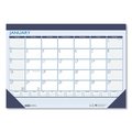 House Of Doolittle 100% Recycled Contempo Desk Pad Calendar, 18.5 x 13, Blue, 2022 1516